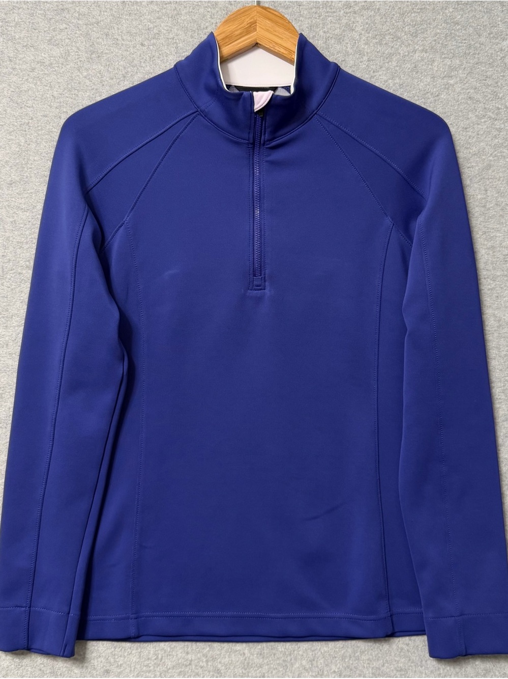 Zero Restriction Tour Series Women’s M Blue 1/4 Zip Vented Golf Pullover